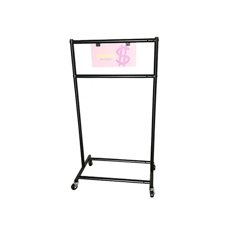 metal removable design hair display rack hair extensions display hair display products