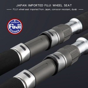 Lurekiller 2.<span class=keywords><strong>28</strong></span>-2.67m 60-200g PE4-8 <span class=keywords><strong>28</strong></span> 30kg GT Thon Marlin Bateau Canne à Popping Rapide avec Poignée Fuji Carbon EVA pour la Pêche en Mer - Product Image 6