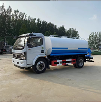 Camión Cisterna de Agua Diésel Dongfeng 4x2 Usado, Camión Cisterna de Segunda Mano con Alcance de Rociado de 12-16m, Emisión Euro 3 para Agua