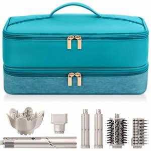 Double-Layer Travel <b>Carrying</b> <b>Case</b> Portable Hair Hot Tools Storage Bag - Product Image 1