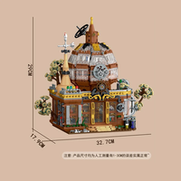 Steampunk Magic Shop 1842 PCS Blocs Jouet de Construction avec Lumières pour Enfants Fantasy Fantasy