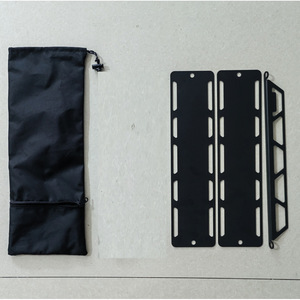 Camping Outdoor Desktop <b>Shelf</b> Aluminum Alloy Portable Storage Rack For Picnic Cooking Equipment 40x10x0.2cm - Product Image 4