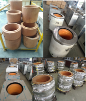 Four tandoor indien en acier inoxydable pour restaurant commercial