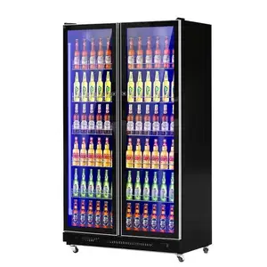 Latest Technology Luxury Dual-temperature Commercial Display Cabinet Refrigerator Cooler Used In Supermarket Bars