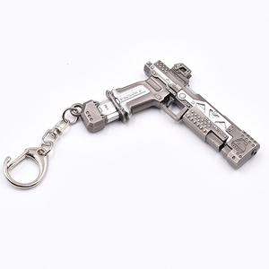 Mini <span class=keywords><strong>hero</strong></span> RE-45 pistola automatica ape x gioco di tiro popolare materiale metallico portachiavi pistola stampo 7 cm giocattolo regalo ornamenti appesi - Product Image 3