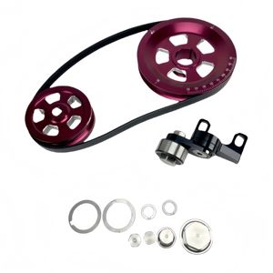 Kit <span class=keywords><strong>de</strong></span> Polea Serpentina <span class=keywords><strong>de</strong></span> Aluminio Mecanizado por CNC para VW, para Modelos Bug, Buggy, Ghia, Bus, Thing <span class=keywords><strong>de</strong></span> 1950-1979, Piezas <span class=keywords><strong>de</strong></span> Rendimiento Automotriz - Product Image 4
