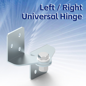 Kit <span class=keywords><strong>de</strong></span> roues en fer pour portail, charnière <span class=keywords><strong>de</strong></span> quincaillerie <span class=keywords><strong>de</strong></span> portail avec conception réglable, installation facile, ouverture à 180 degrés pour usage extérieur - Product Image 3