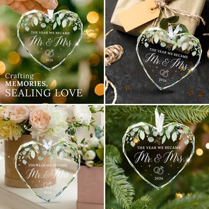 Adorno Colgante <span class=keywords><strong>de</strong></span> Cristal en Forma <span class=keywords><strong>de</strong></span> Corazón para Decoración <span class=keywords><strong>de</strong></span> Bodas, Despedidas <span class=keywords><strong>de</strong></span> Soltera y Navidad - Product Image 6