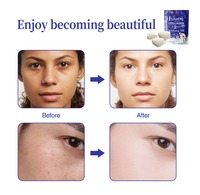 Kemasan kustom LOGO frozen collagen 2 in 1 kerut l-glutathione tablet