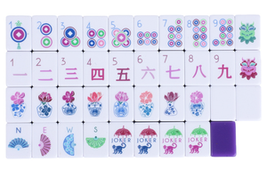 Set di Mahjong di Lusso in Acrilico con Design in Cristallo Viola - Marca AMJ Modello MS457458 Regalo per Sala degli <span class=keywords><strong>Scacchi</strong></span> - Product Image 5
