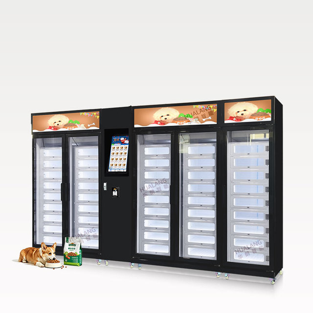 Custom Branding Smart Locker Vending Machine Touchscreen Interaction Precision Freshness Pet Cake Pet Food Vending Machine