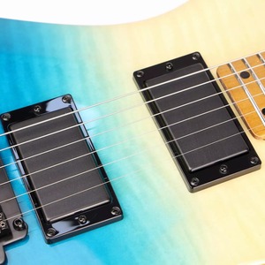 Best-selling ST electric guitar with multiple color panels, painted finish, small dual-arm tremolo bridge, and 5-position switch - Product Image 6