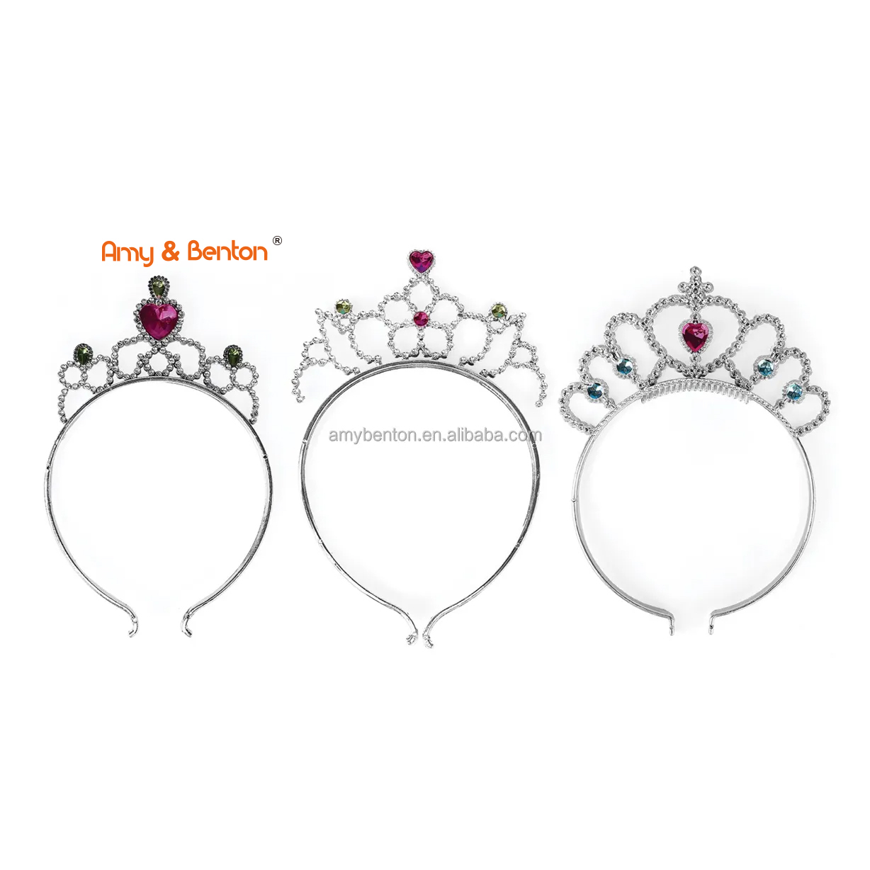 KEQAR Set De 4 Couronnes Royales Roi Et Reine Avec Bijoux - Couronnes Enfant Et Adulte Pour Anniversaires Et Déguisements
