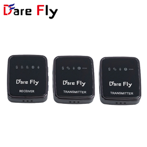 Dare Fly D608 מיקרופון אודיו נייד 2.4GHz מקצועי אלחוטי לבליר דש מיקרופון לטלפון - Product Image 2