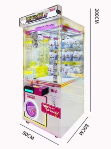 Machine de jeu d'arcade à monnayeur, grue à pinces pour attraper les peluches, distributeur de <span class=keywords><strong>prix</strong></span> amusant - Product Image 6