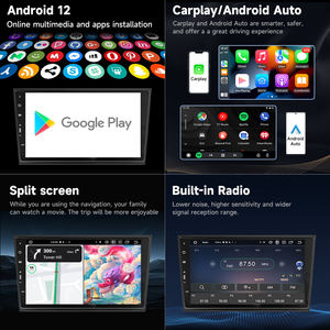 Opel Vectra Corsa Zafira Meriva Vivara VivaroGpsナビゲーション用の8インチ1Din Android11.0カーラジオマルチメディアプレーヤー - Product Image 4