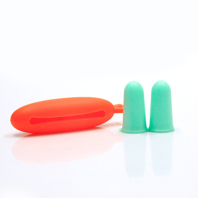 Small Ear Long Bullet Shape Suitable Women PU Foam Ear Plugs Factory Sale Earplugs Sleeping Noise Cancel