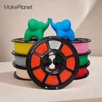 Filaments PLA pour imprimante 3D MakePlanet de haute qualité, bobine de 1 kg, impression facile, 1,75 mm, 190-220°C, pour imprimantes 3D FDM