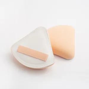 Hot Selling High Resilience Private Label Two Sided Rubycell Triangle Loose Powder Puff