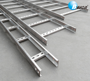 Échelle de câbles en aluminium BESCA de haute qualité, légère, résistante à la corrosion, pour la construction industrielle, types perforés et courbés - Product Image 2