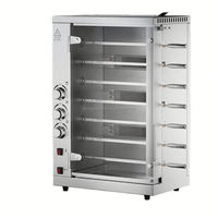 Four à rôtir rotatif professionnel de grande capacité pour poulet, au gaz ou au charbon de bois, pour restaurant commercial