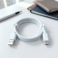 Câble de données USB-A vers Micro-B en silicone pour une charge rapide, compatible avec ordinateur et appareil photo