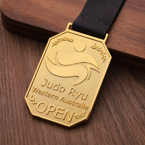 Huy Chương Sáng Tạo Judo Lồi 3D Bằng Hợp Kim Kẽm Tráng Men Mềm Chất Lượng Cao Theo Yêu Cầu Của Nhà Máy - Product Image 6