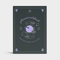 Carnet de notes et agenda A5 personnalisé avec logo, couverture rigide en tissu, pour designers, illustrations uniques, journal personnalisé