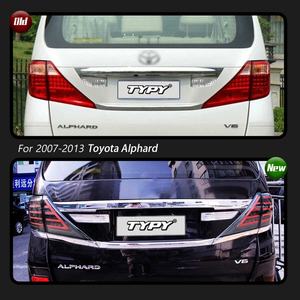 Feux de voiture TYPY pour Toyota Alphard/Vellfire, qualité supérieure, vente en gros d'usine, feux arrière à LED séquentiels complets, feux arrière 2007-2013 - Product Image 3