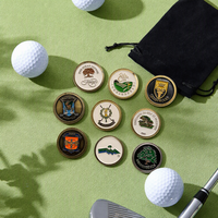 PRIMUS GOLF – Marqueur de balle de golf vintage en métal durable, émaillé, gravé, personnalisé, pour club de golf, cadeau de collection