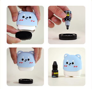 Recién llegado, sello de nombre de ropa <span class=keywords><strong>para</strong></span> niños con tinta automática, <span class=keywords><strong>sellos</strong></span> personalizados <span class=keywords><strong>para</strong></span> <span class=keywords><strong>marcar</strong></span> ropa con logotipo - Product Image 5