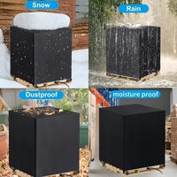 VECTUS 600D Oxford personnalisé grande palette couvre noir emballage en plastique avec protection UV réutilisable étanche tente accessoires