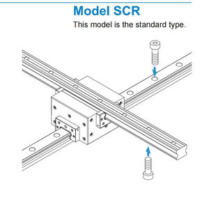 Cho thép không gỉ 2D xy tuyến tính hướng dẫn đường sắt khối vượt qua chuyển động đường sắt hướng dẫn cho hệ thống tự động (Mô hình 4scr15 2scr20 vv.) - Product Image 2