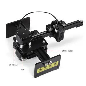 Máquina de grabado de hormigón NEJE master 2 mini, cortador de madera para cnc, 10W, 120x110mm, windows, aplicación IOS
