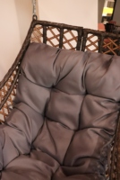 Chaise d'œuf d'extérieur balançoire avec support pour salon rotin moderne patio hamac lune balcon chaise de plafond suspendue