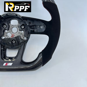 RPPF personnalisé à bon <span class=keywords><strong>prix</strong></span> Volant en fibre de carbone pour <span class=keywords><strong>AUDI</strong></span> B9 A3 A4 A5 S3 S4 <span class=keywords><strong>S5</strong></span> - Product Image 4