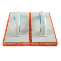 Double matériau flotteur de qualité pour bricolage avec tampon en PE Truelle à marge carrée avec lame en PE PS et poignée en caoutchouc