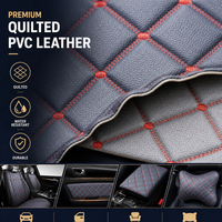 Housse de siège de voiture en cuir synthétique PVC personnalisée, couleur douce, confortable, imperméable et antidérapante, pour canapé et sacs