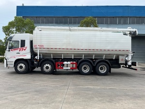 Semi-remorque 8x4, camion de transport de céréales en vrac, camion de transport d'aliments en vrac de marque, nouveau type de camion de transport de nourriture pour volailles avec silo - Product Image 6