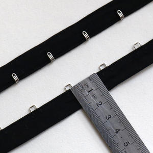 Gancho de algodón negro de 1 fila y cinta de cierre de ojo para sujetador de mujer Accesorios de ropa interior al por mayor-Compre gancho y cinta de ojo, gancho a - Product Image 5
