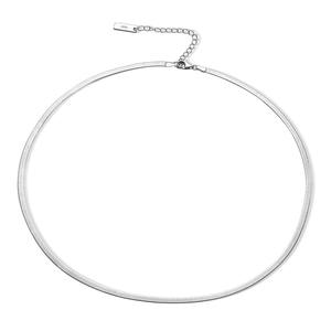 <span class=keywords><strong>Collier</strong></span> chaîne serpent <span class=keywords><strong>plat</strong></span> <span class=keywords><strong>en</strong></span> <span class=keywords><strong>argent</strong></span> sterling 925 populaire pour femmes, plaqué or, chaîne à maillons, colliers <span class=keywords><strong>ras</strong></span> du <span class=keywords><strong>cou</strong></span>, cadeau <span class=keywords><strong>de</strong></span> mariage, <span class=keywords><strong>de</strong></span> fiançailles, bijoux - Product Image 5