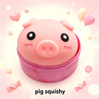 Jouet anti-stress souple en forme de boulette animale, best-seller, avec cuiseur vapeur, 14+