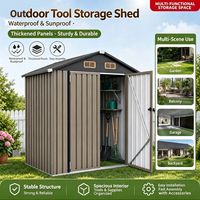 Maison conteneur, abri de jardin extérieur, maison préfabriquée mobile et amovible pour le rangement, pièce de rangement combinée pour patio et terrasse