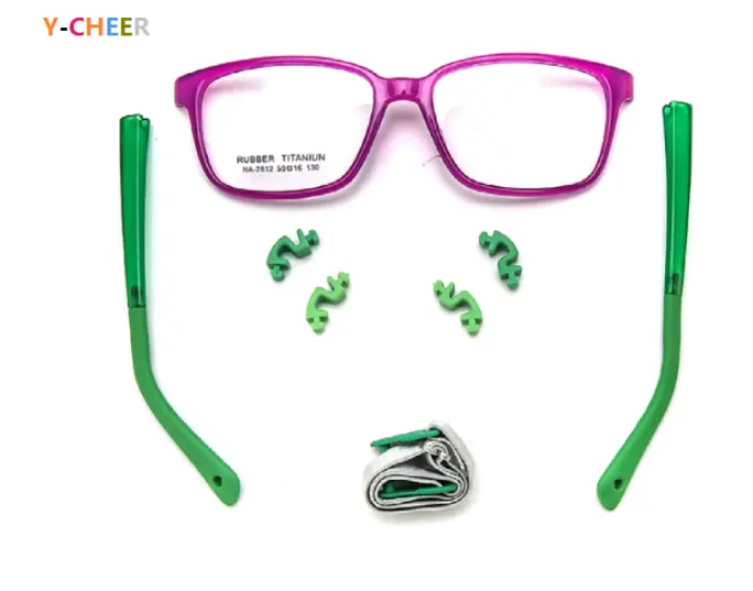 2023 Groothandel Zachte Siliconen Flexibele Kinderen Brillen Kids Brillen Optische Montuur Oogbril Voor Kinderen