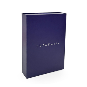 Custom Luxury Magnetic <b>Black</b> Satin Lined <b>Gift</b> <b>Box</b> with Offset Printing Embossing Matt Lamination and Recyclable Packaging - Product Image 1