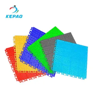 Kepao su misura ecologico può spostare il pavimento del Badminton per la pavimentazione all'aperto del campo sportivo di pallacanestro di badminton