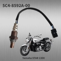 Sensor de Oxígeno Lambda O2 de Alta Calidad para Motocicleta 5C4-8592A-00 5D18592A00 Compatible con Yamaha V Star 1300 XVS1300 Tourer 2007-2009 1 Pieza