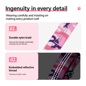 Collar Ajustable para Perro con Grabado Reflectante, Antipérdida, Duradero, <span class=keywords><strong>de</strong></span> Nailon, con Liberación Rápida - Product Image 4