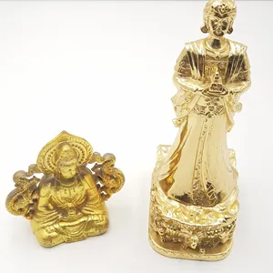 Durga 黄铜偶像雕像古董工艺品