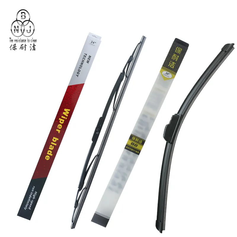 BNJwholesale car rubber hybrid arm windshield wiper blade universal multifunction silicone windscreen blades wipers f
